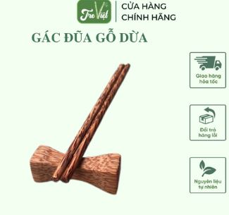 Gác đũa gỗ dừa - Tre Việt - Công Ty TNHH Sản Xuất Thương Mại Xuất Nhập Khẩu Khai Nguyên